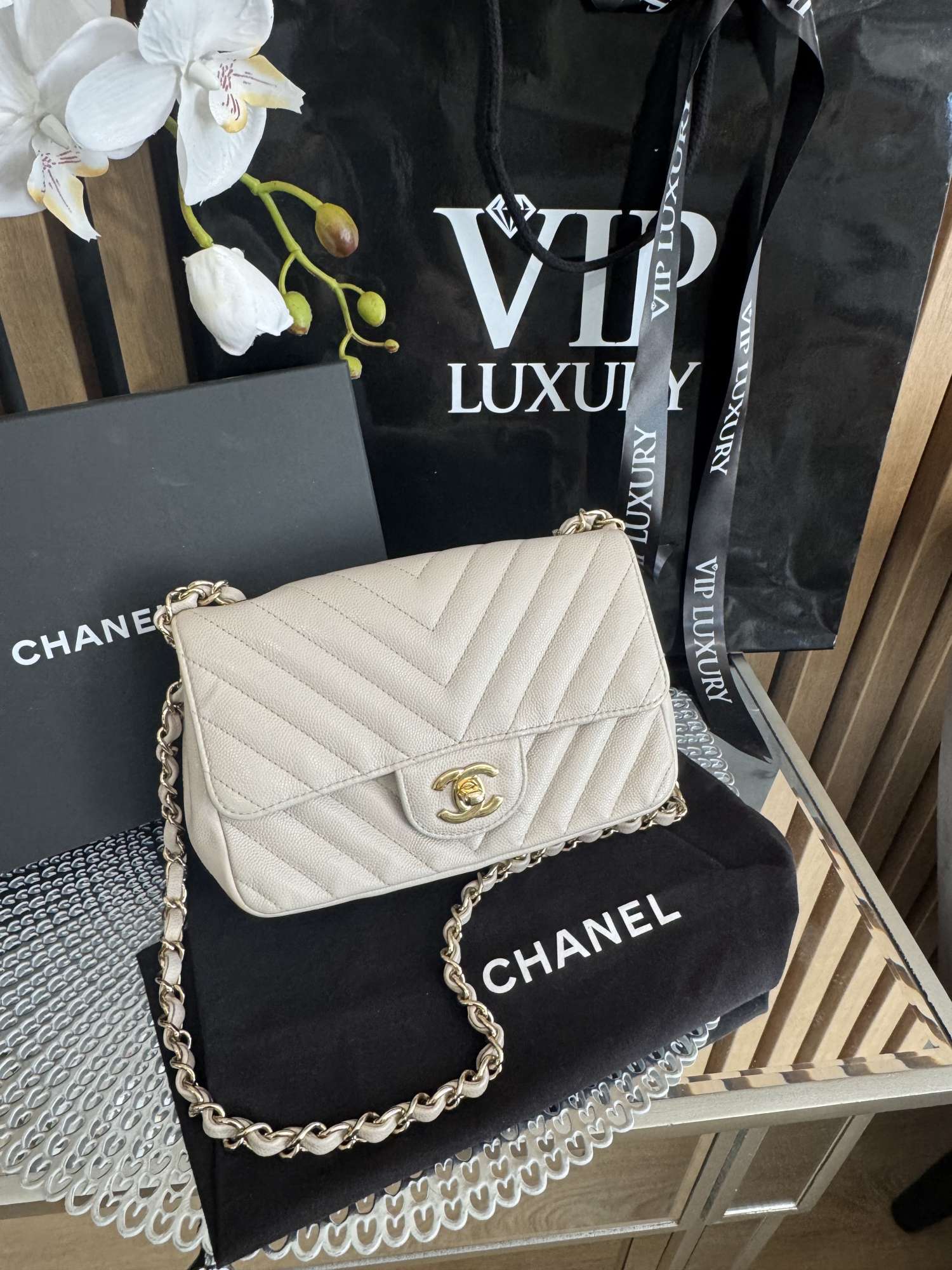 Chanel mini flap kabelka