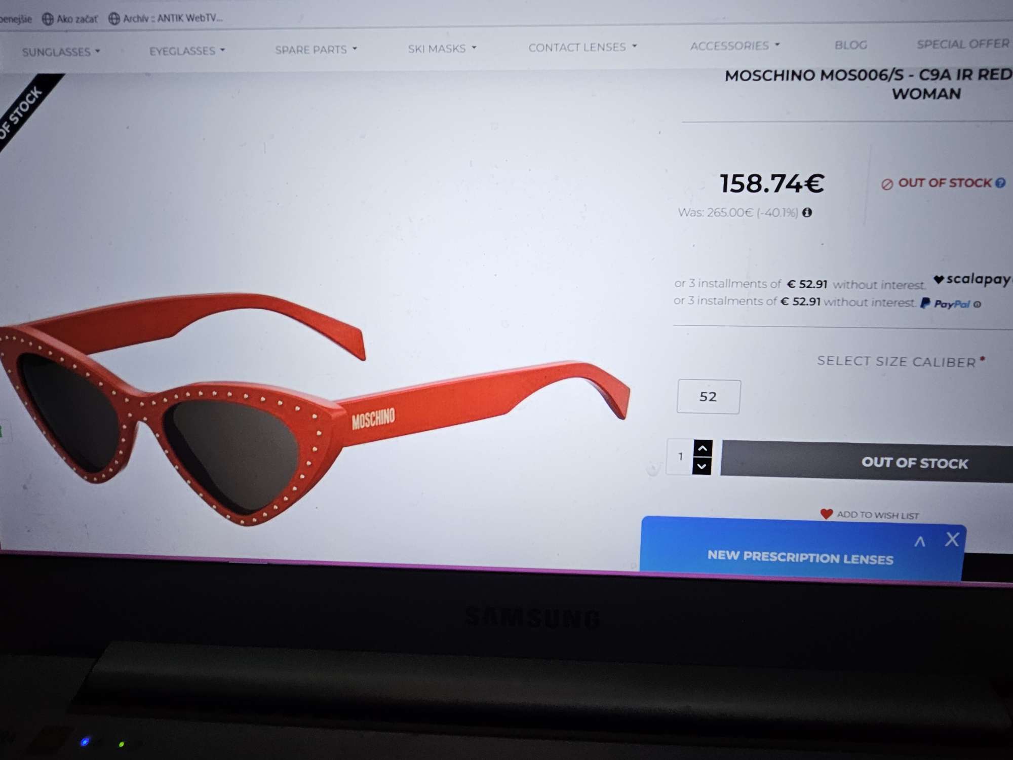 MOSCHINO slnečné okuliare