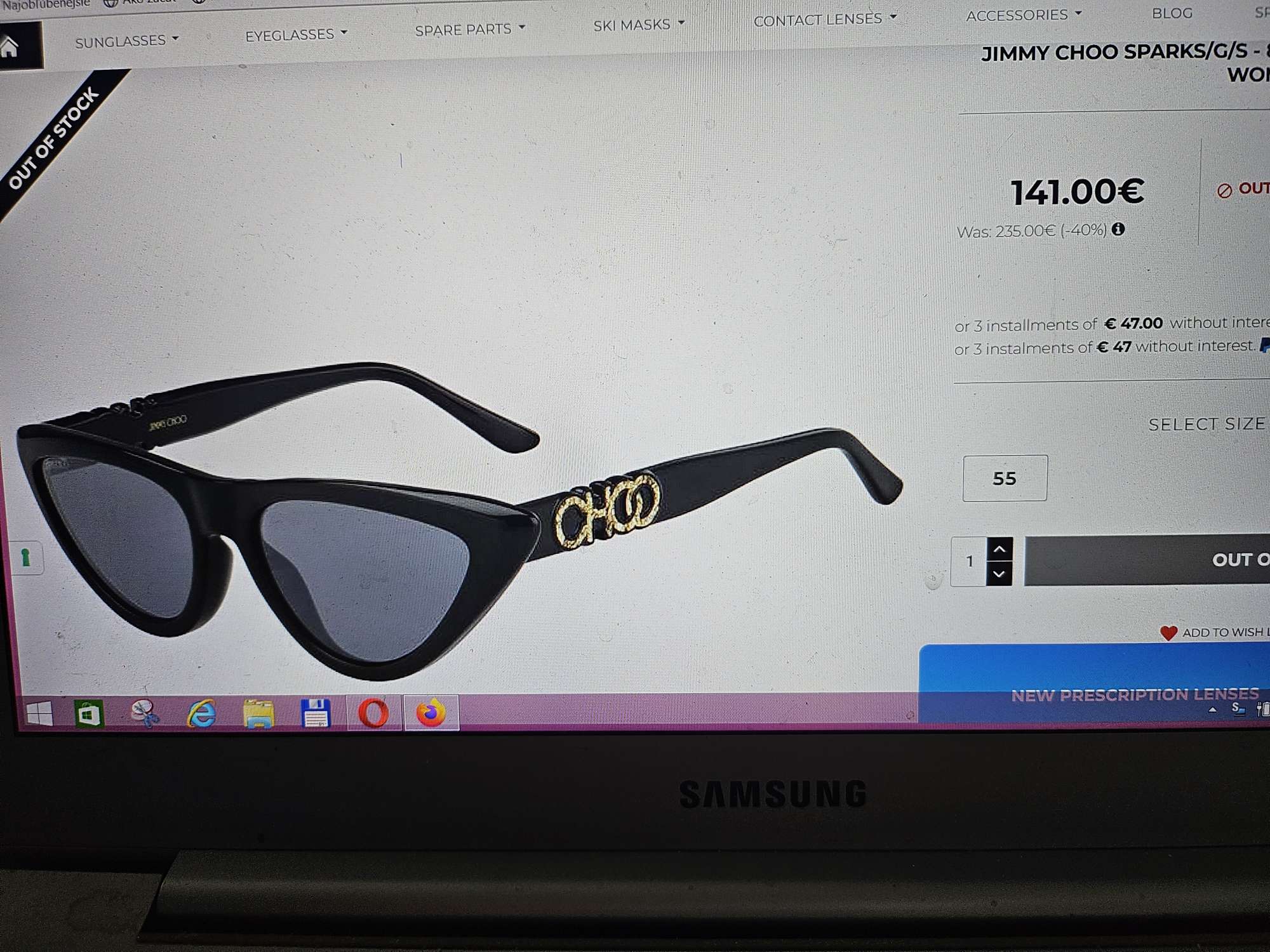 Jimmy Choo slnečné okuliare