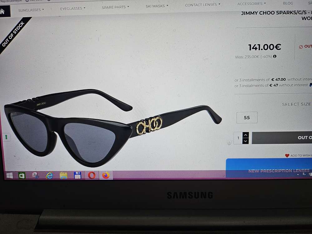 Jimmy Choo slnečné okuliare