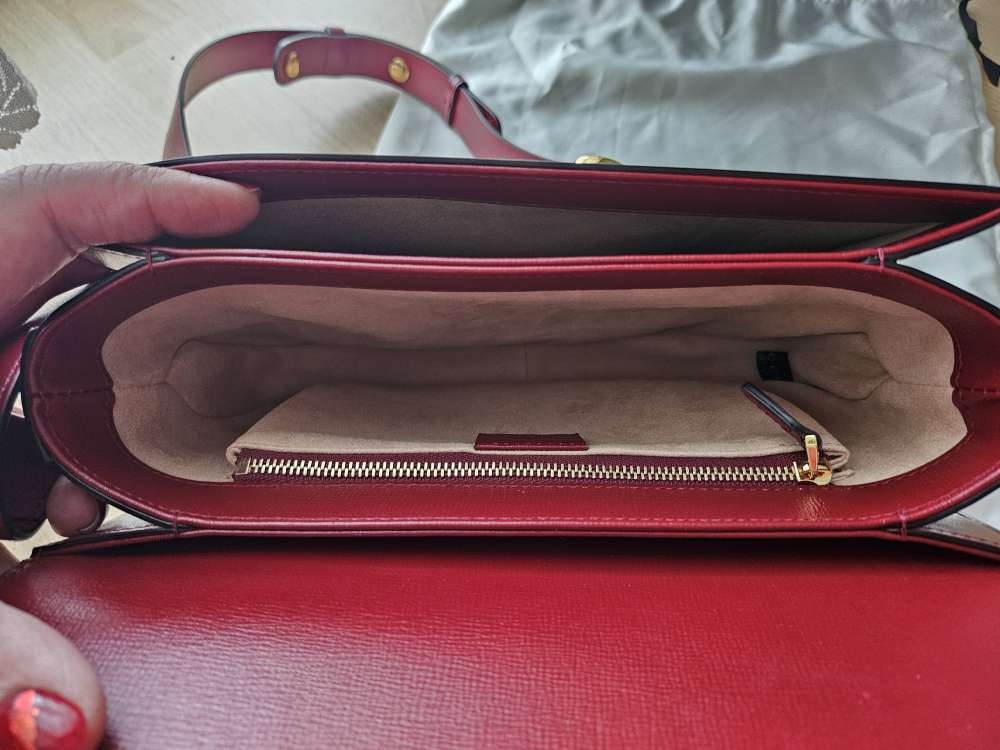 Gucci Horsebit 1955 leather red medium size