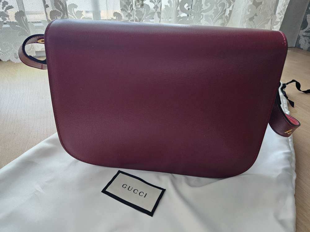 Gucci Horsebit 1955 leather red medium size