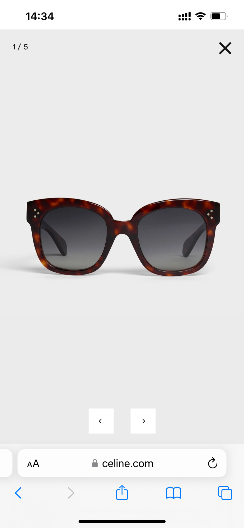 Celine Oversized S002 sluneční brýle