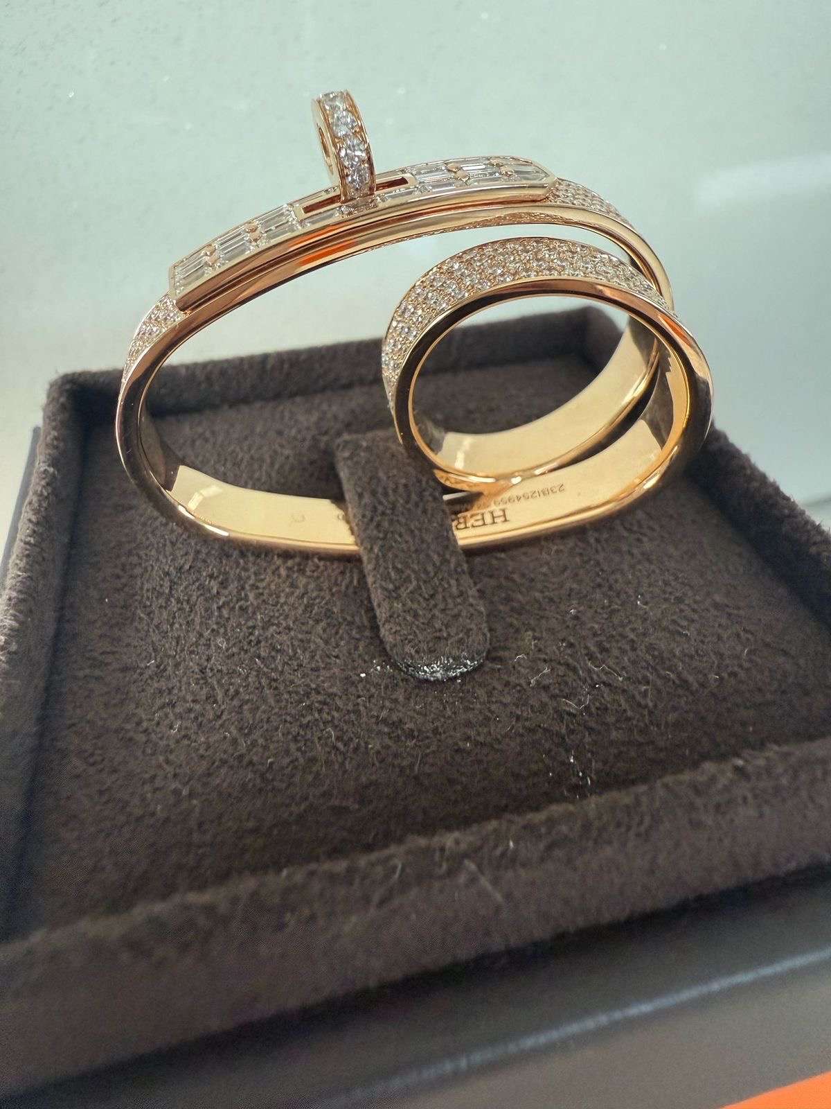 Hermes Kelly Gavroche double ring