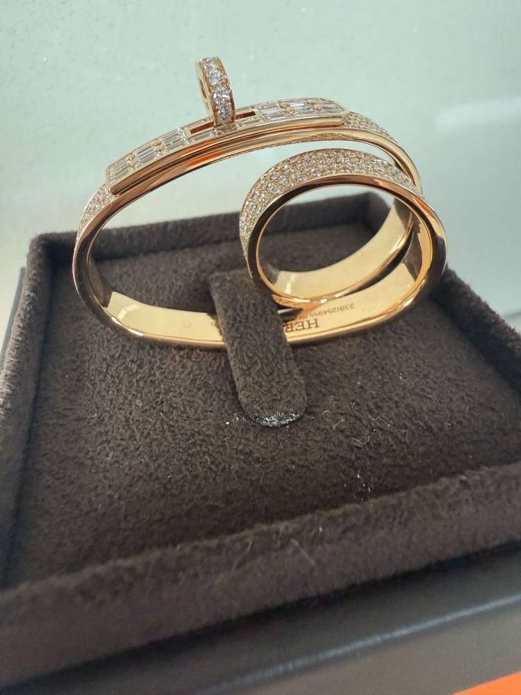 Hermes Kelly Gavroche double ring