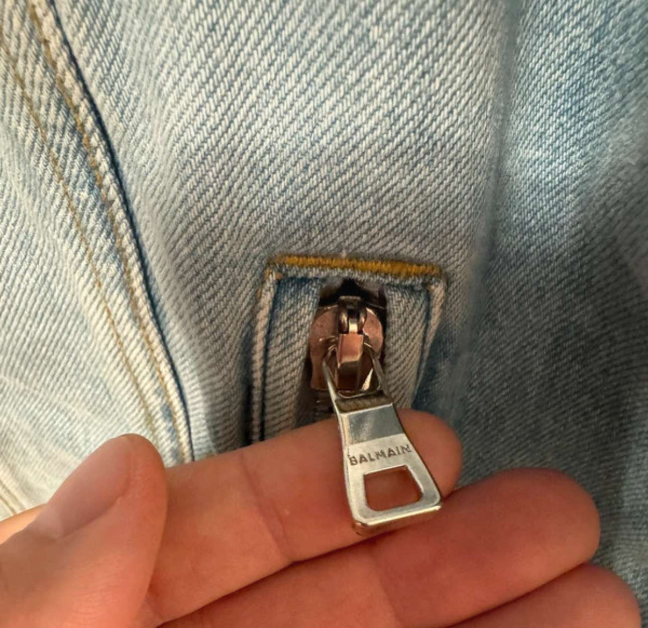 Balmain džínový bunda