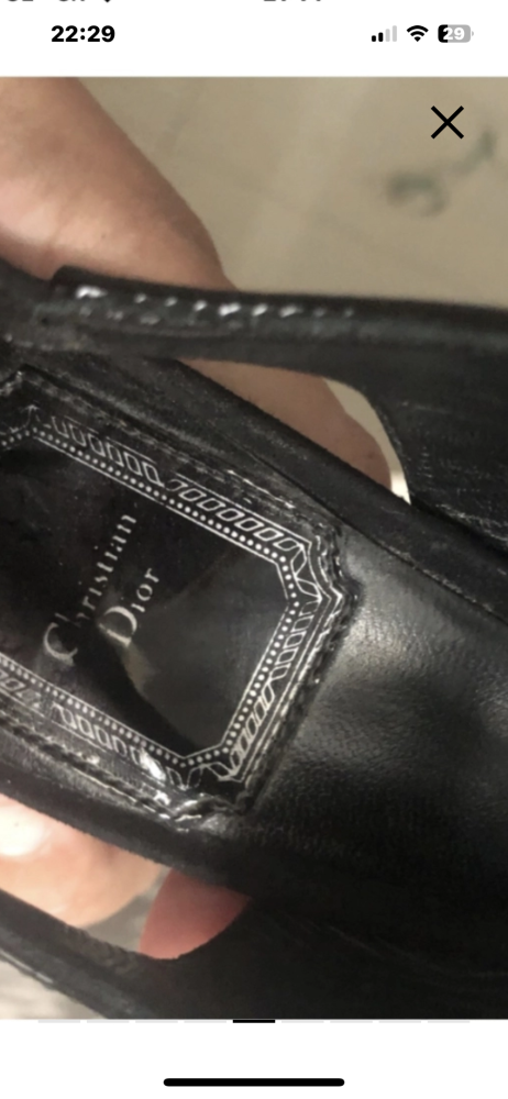 Dior topanky