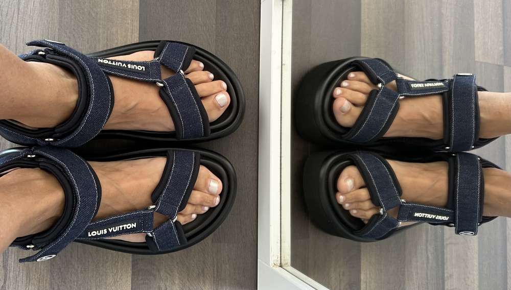 Sandále Louis Vuitton