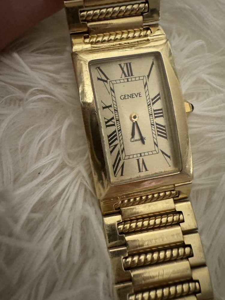 Geneve zlate 14k hodinky 93,91 gr