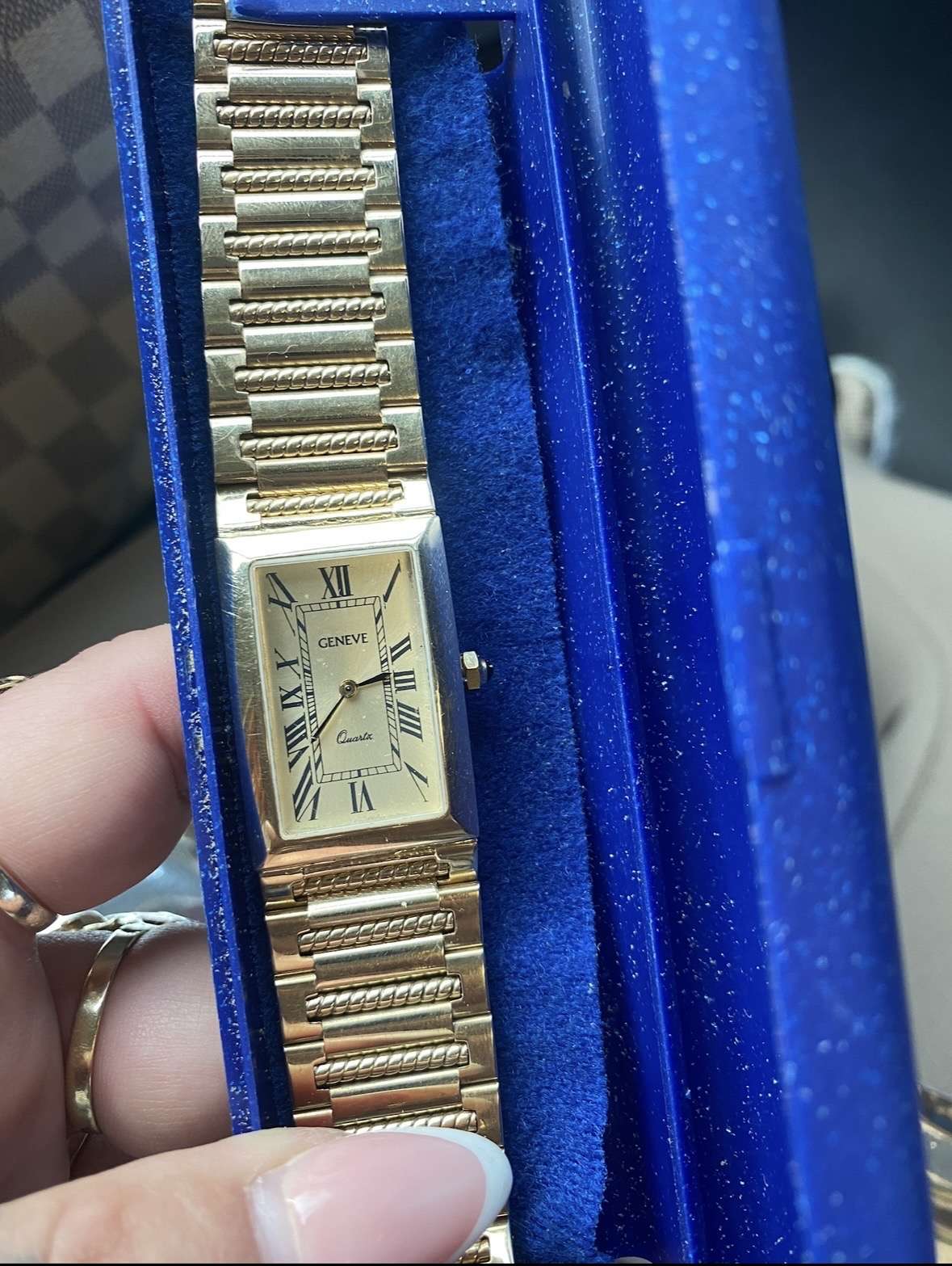 Geneve zlate 14k hodinky 93,91 gr