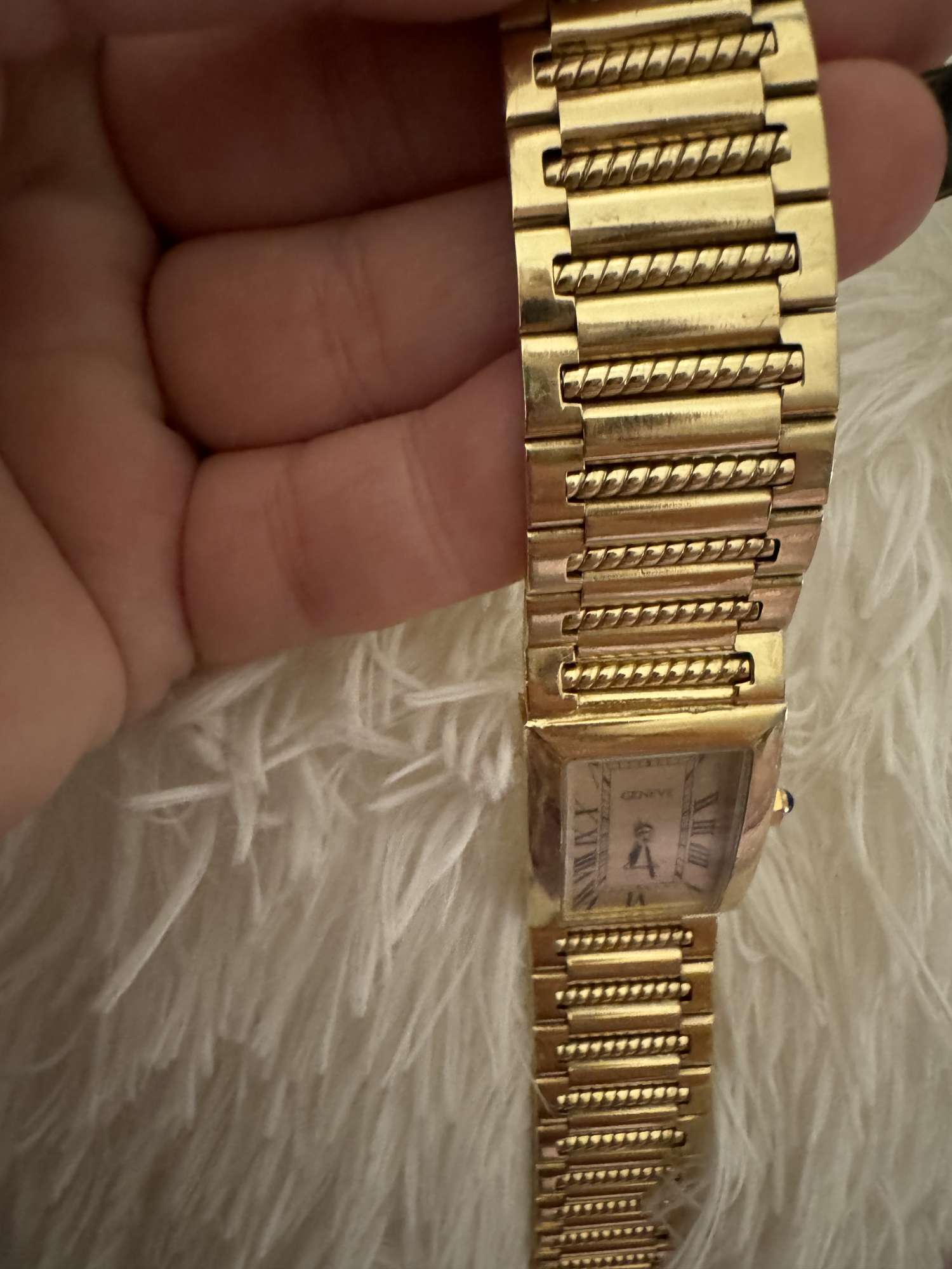 Geneve zlate 14k hodinky 93,91 gr