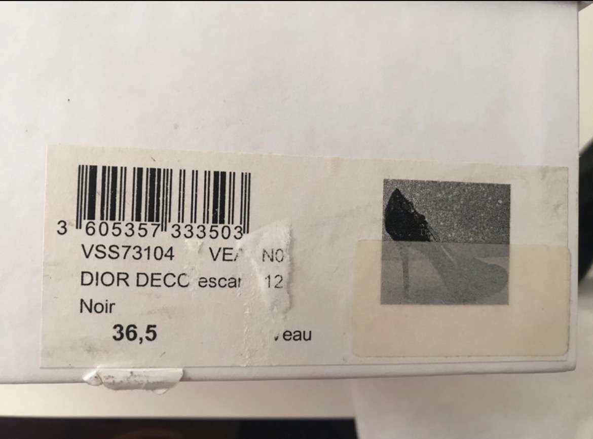 Černé Dior lodičky Noir