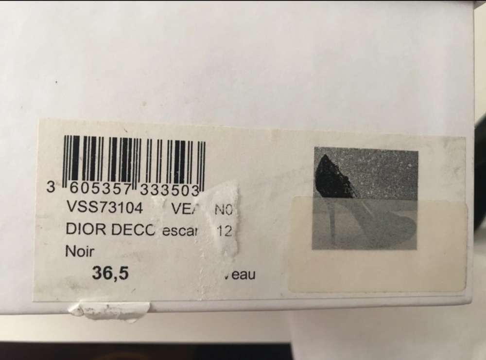 Černé Dior lodičky Noir