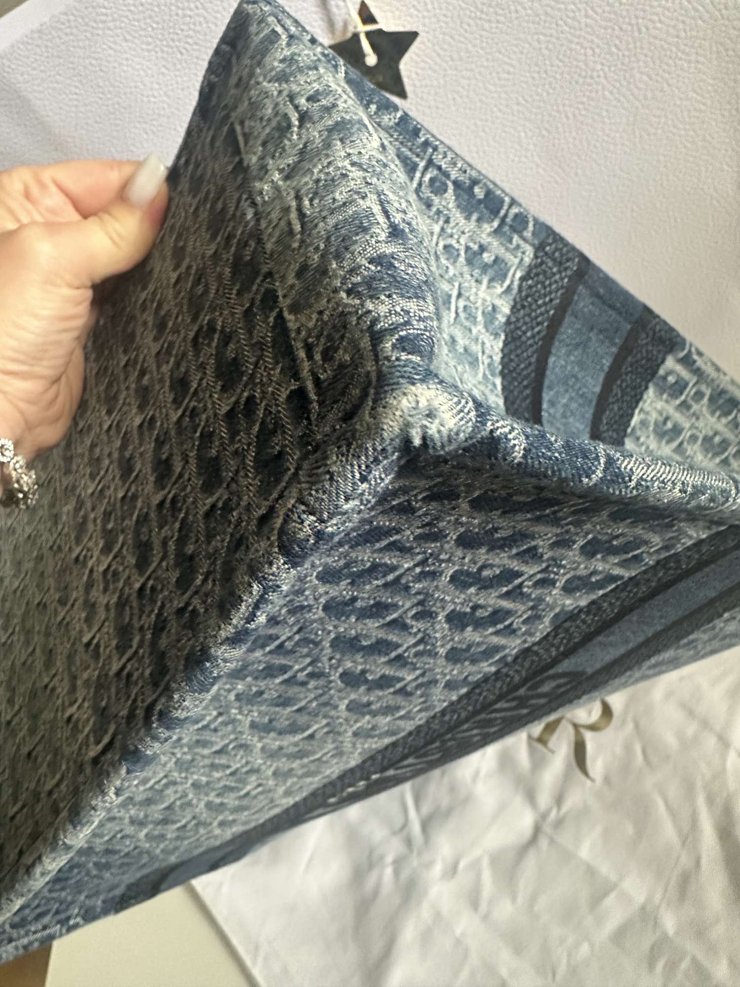 Dior tote book large jeans kabelka