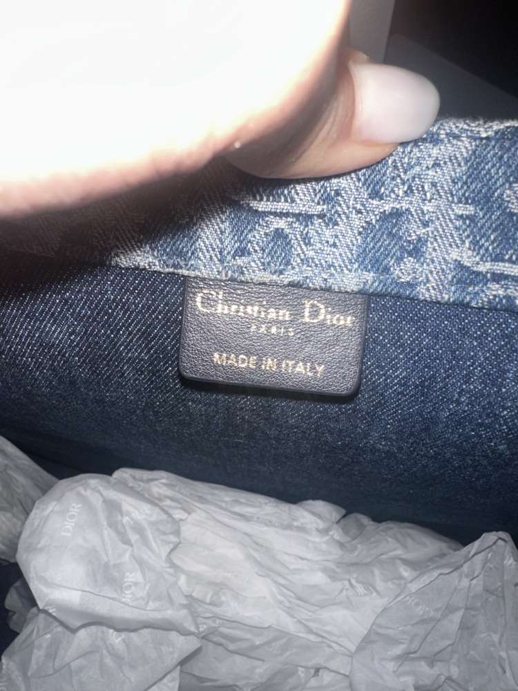 Dior tote book large jeans kabelka