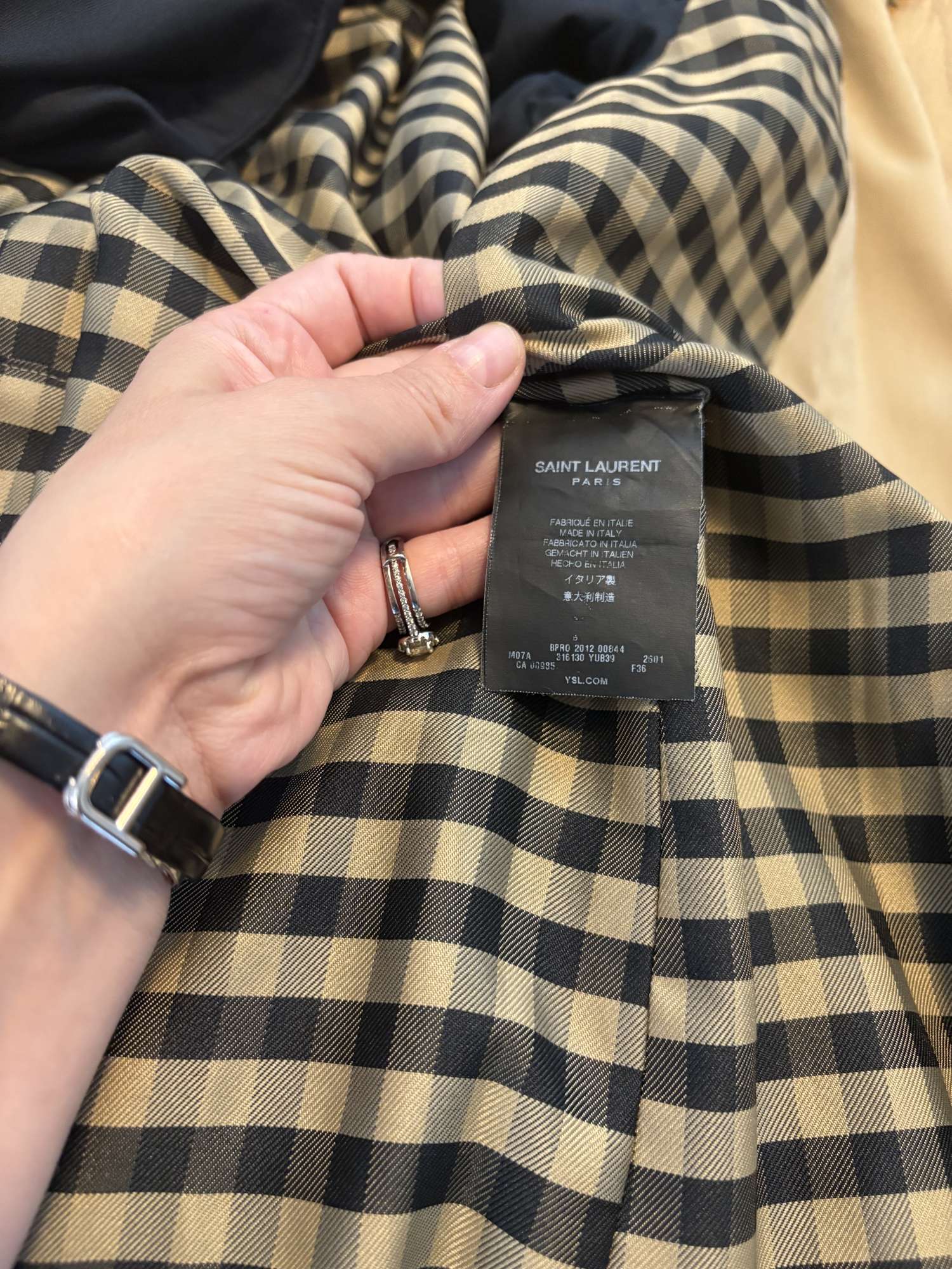 Trench saint laurent