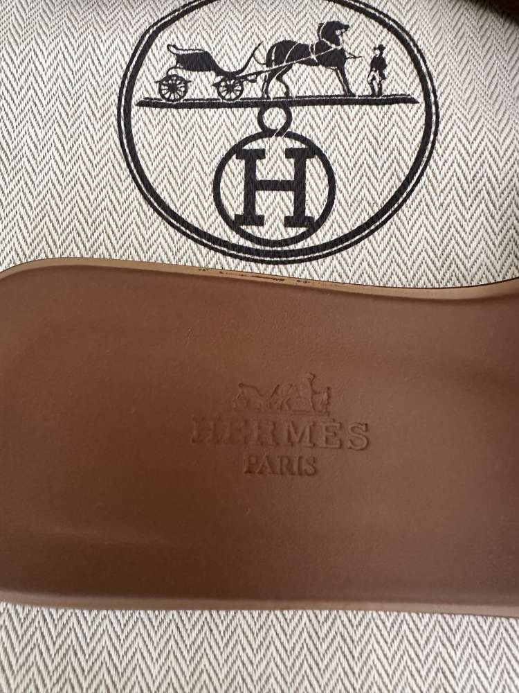 Nové šľapky HERMES model ORAN GOLD 36,5