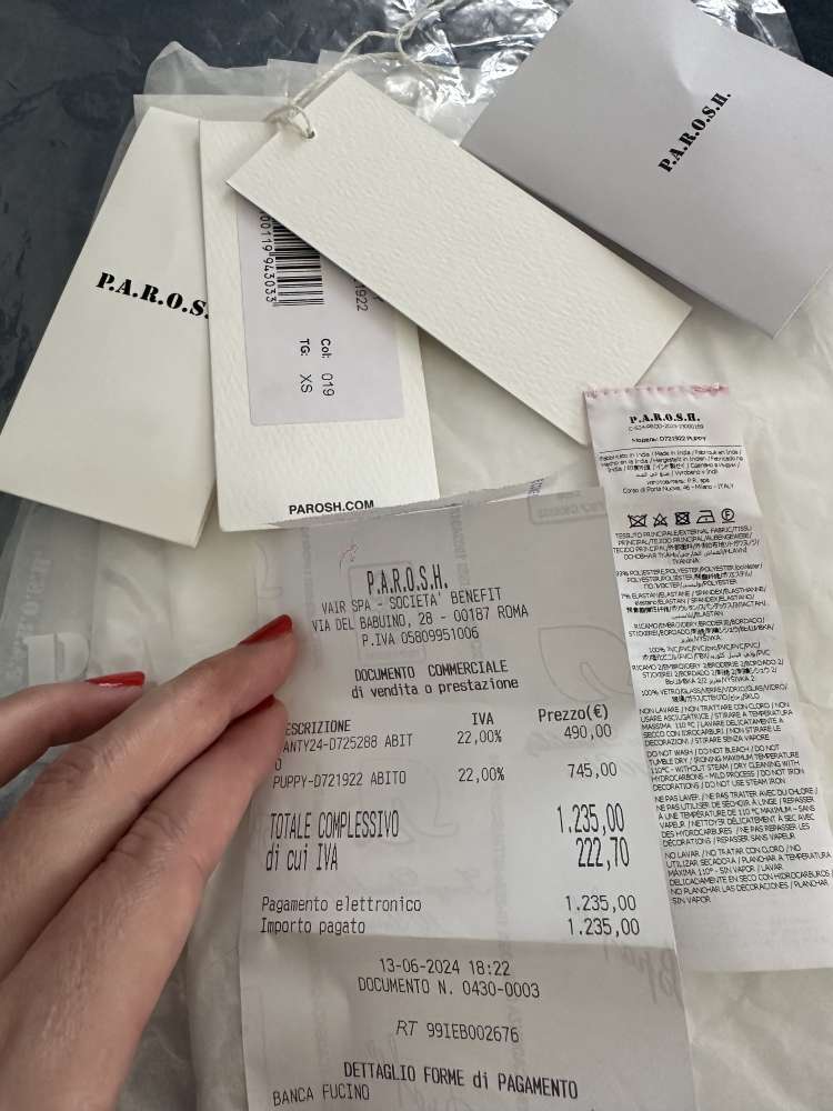 Parosh kokteilové šaty