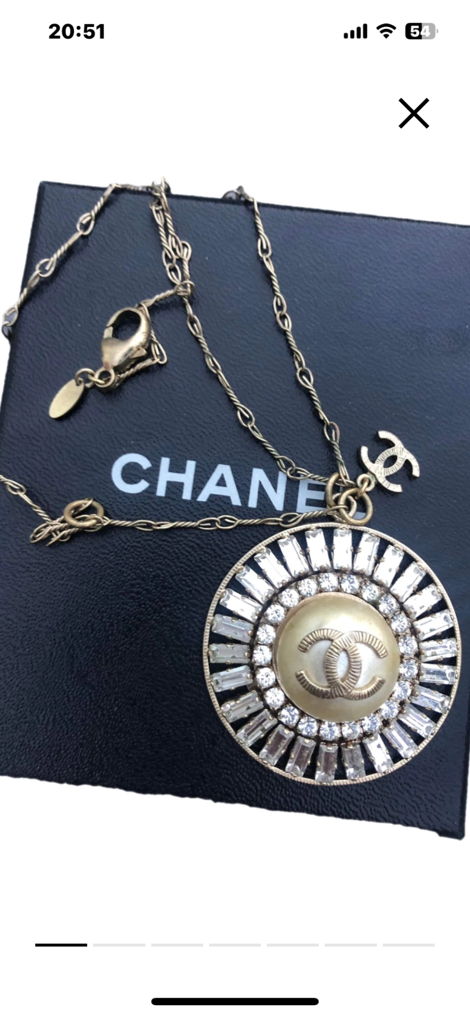 Chanel retiazka s priveskom