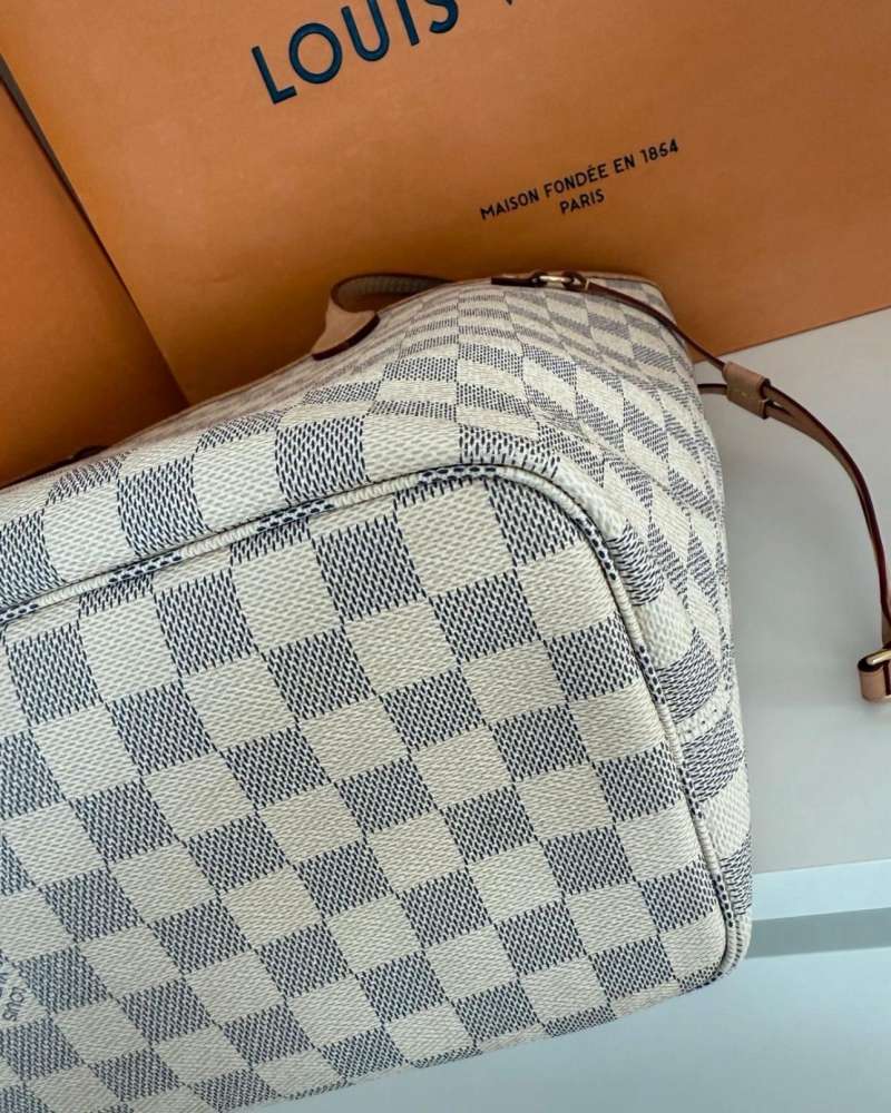 Louis Vuitton neverfull damier azur
