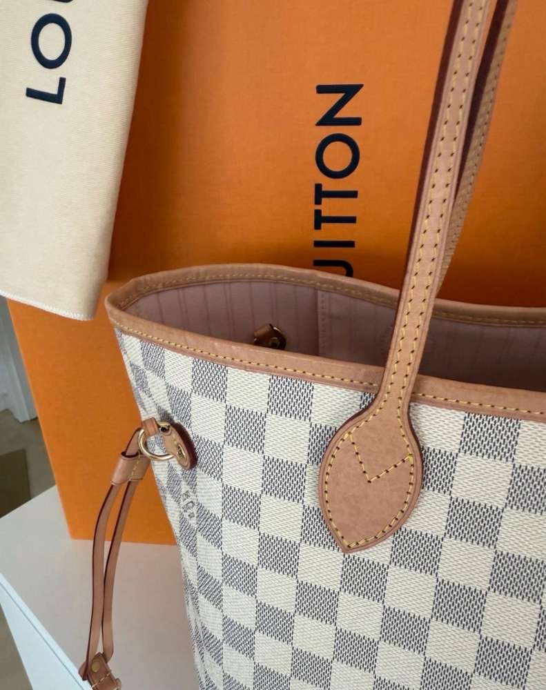 Louis Vuitton neverfull damier azur