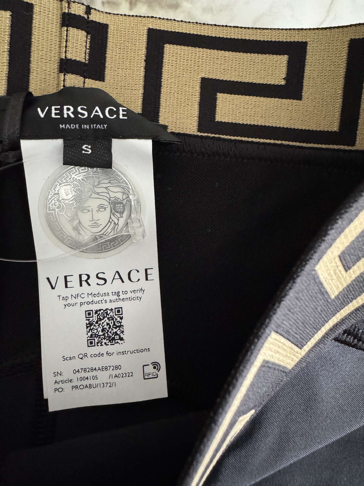 Versace bike shorts