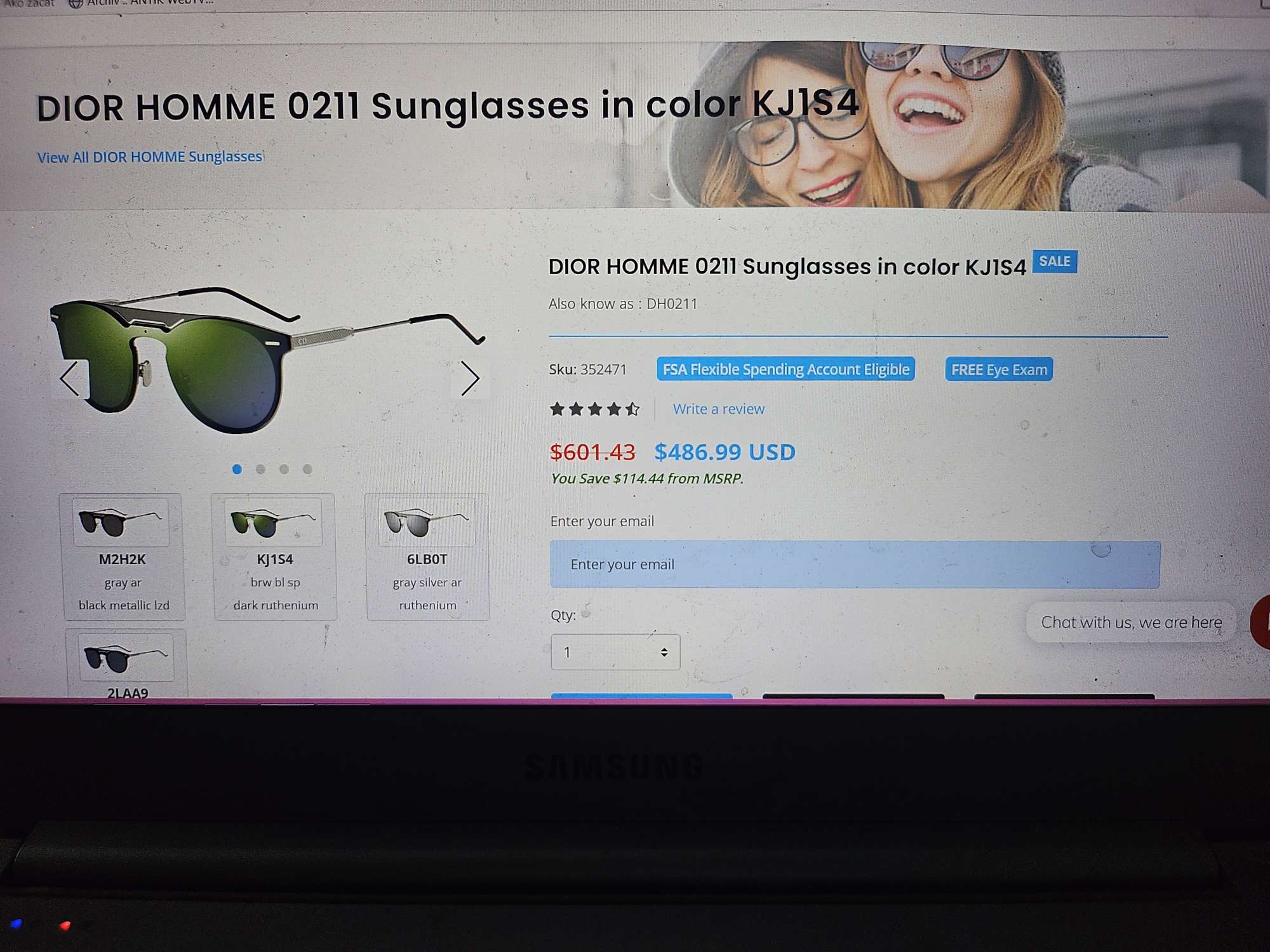 DIOR slnečné okuliare