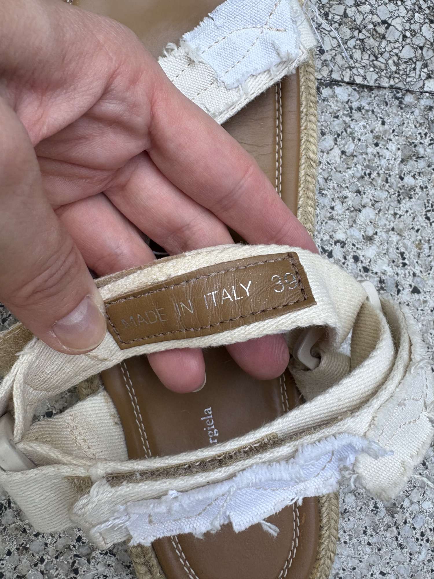 Maison Margiela Paris sandále, espadrillky