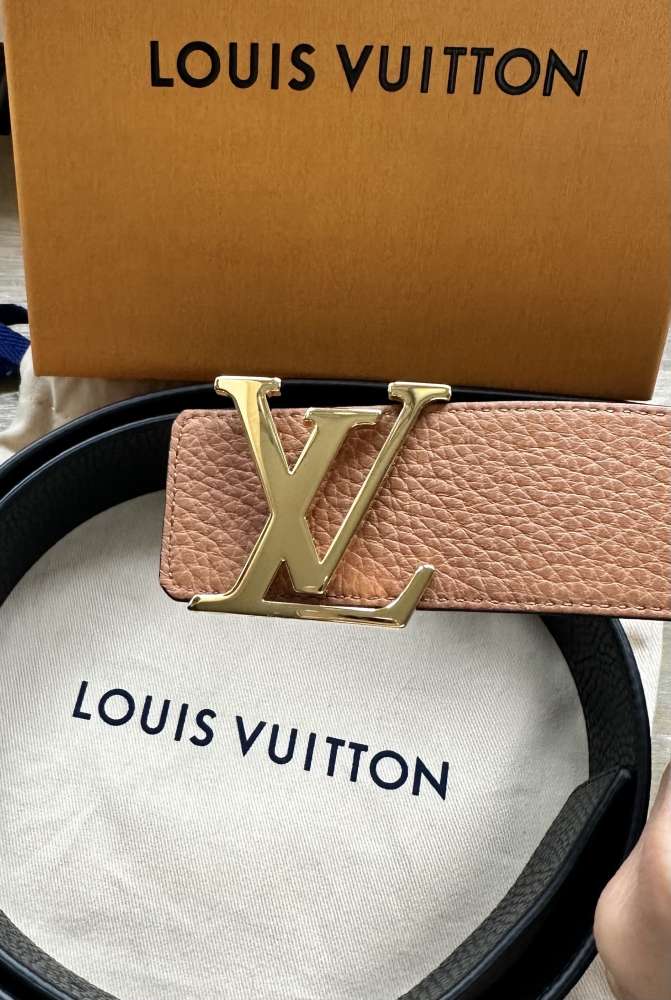 Nový opasok Louis Vuitton model Initiales 4 cm veľkosť 105