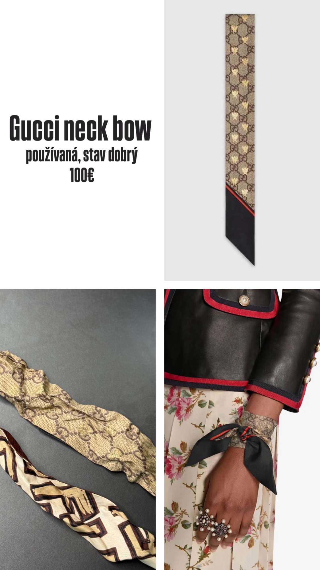 Gucci neck bow
