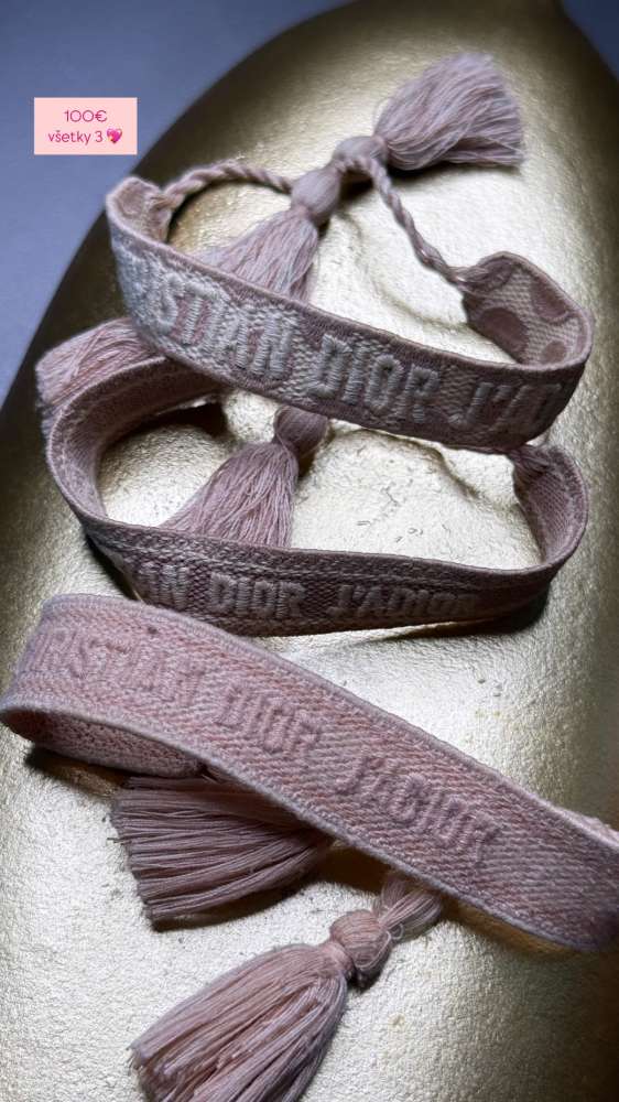 Dior náramky 3x za 100 eur