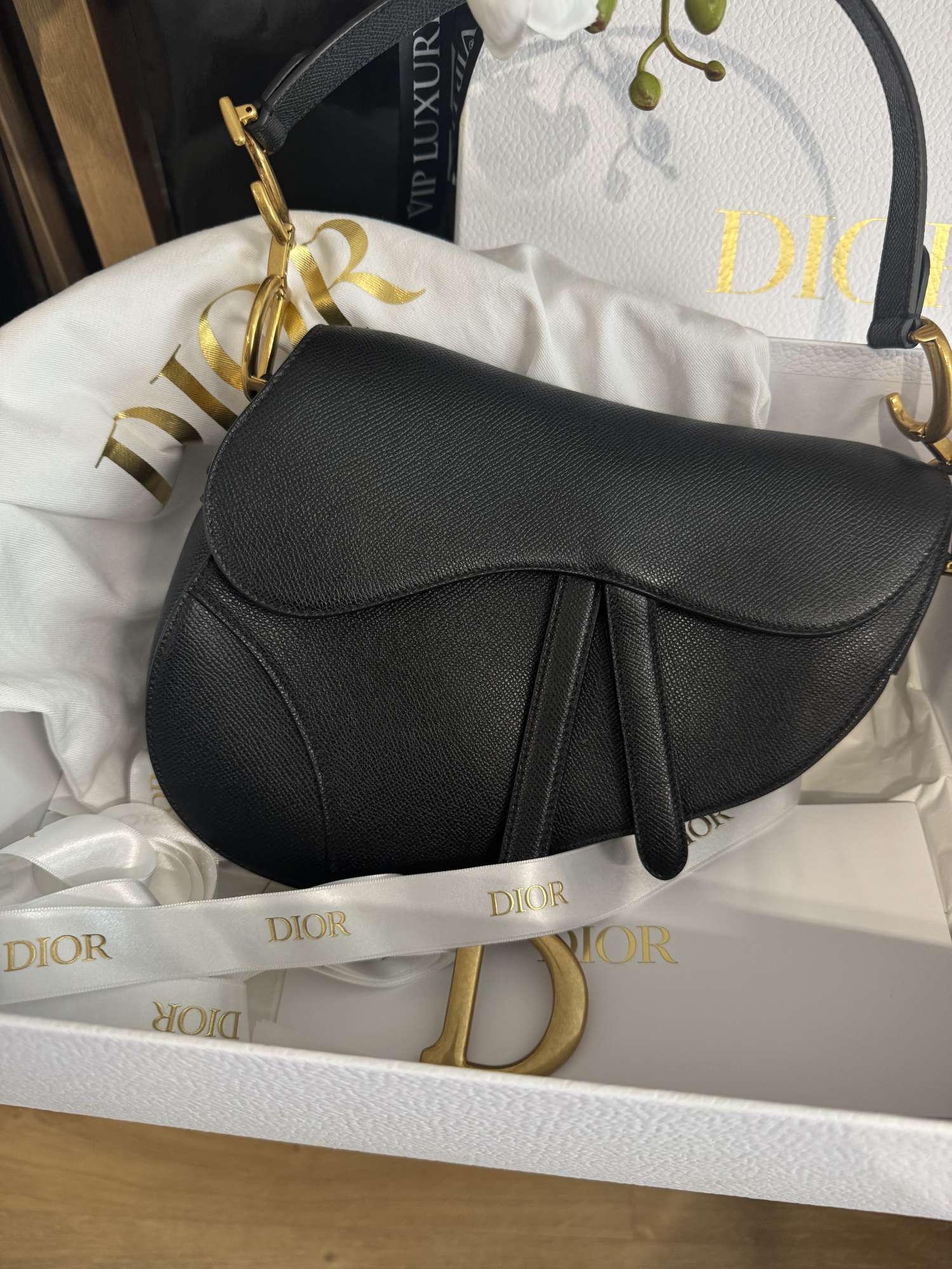 Christian Dior Saddle bag medium