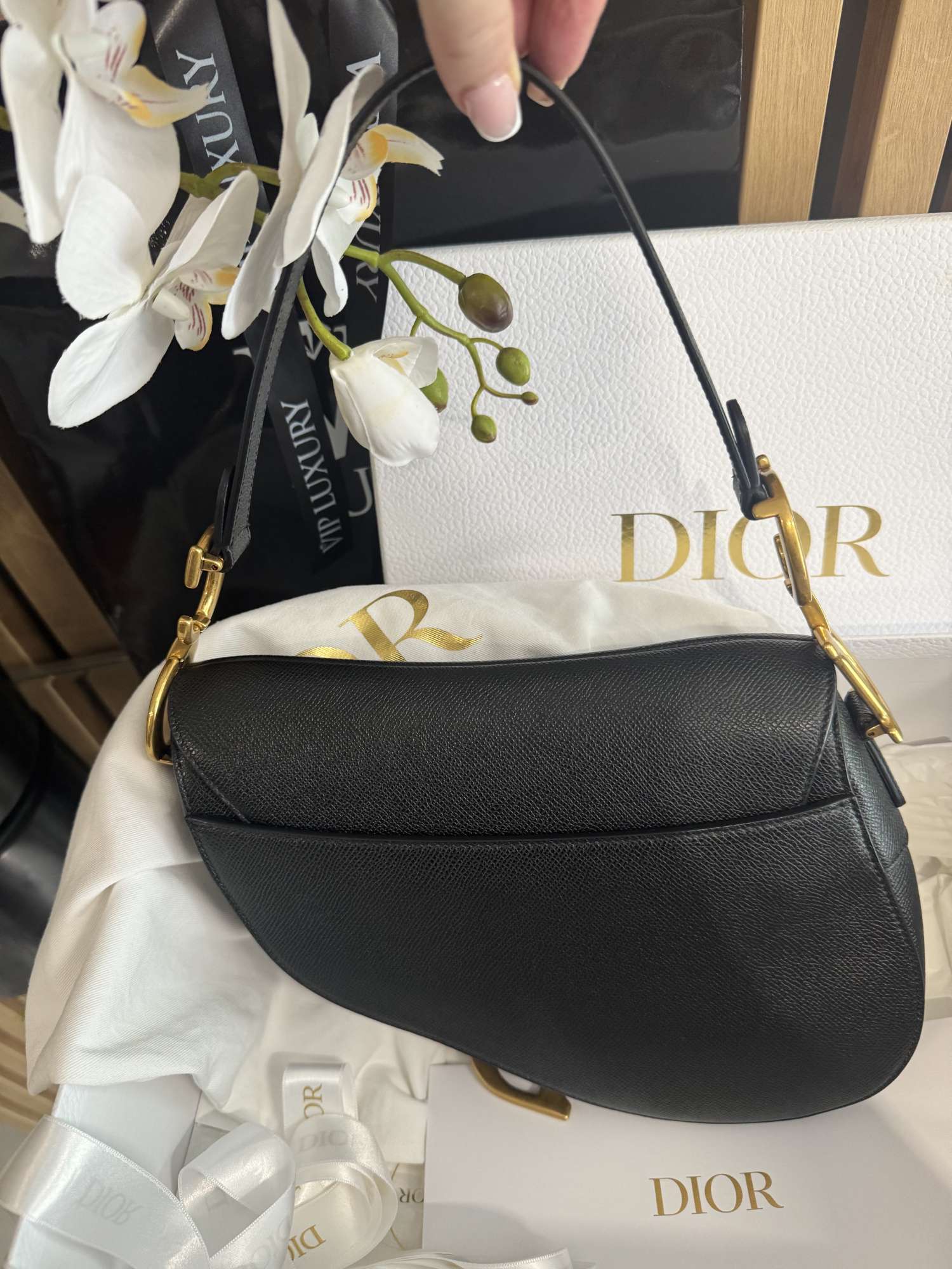 Christian Dior Saddle bag medium