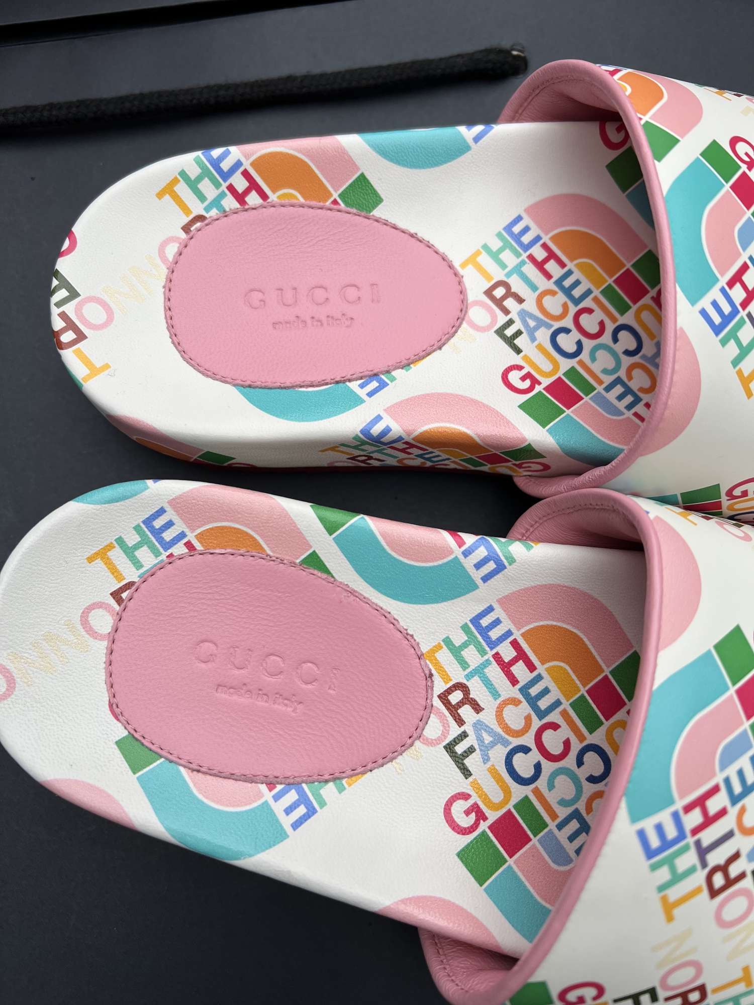 Gucci x The North Face šlapky