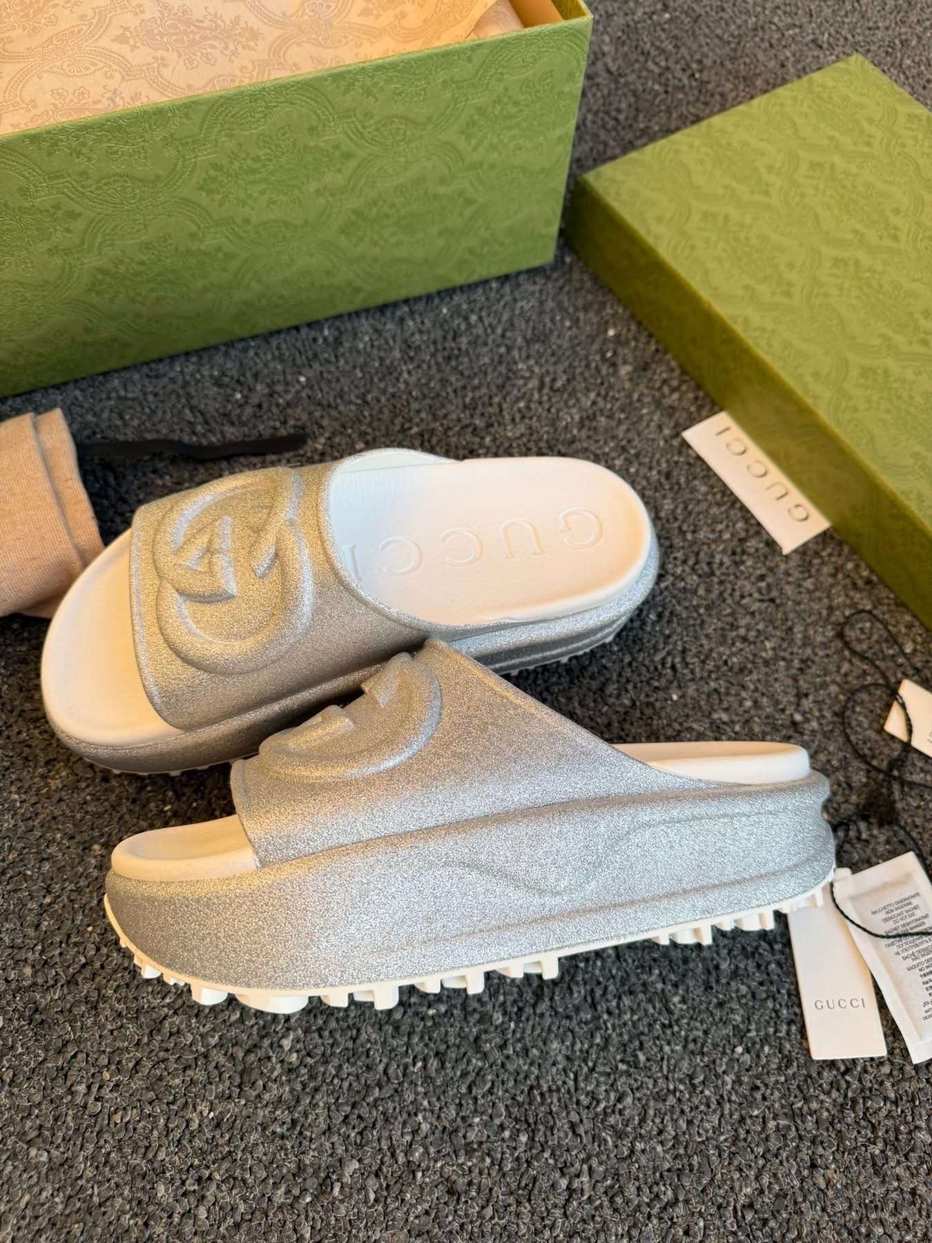 Gucci platform šlapky