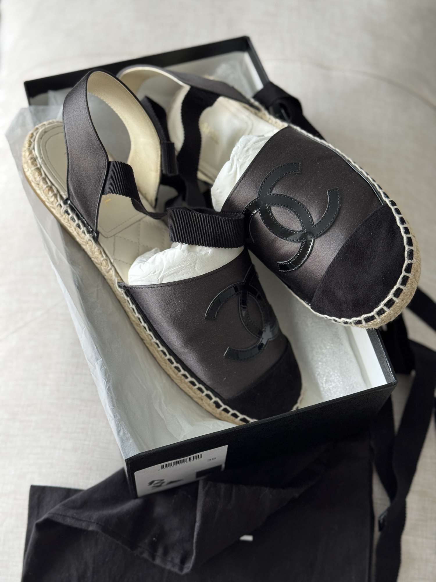 Chanel espadrilky sandalky velkost 39