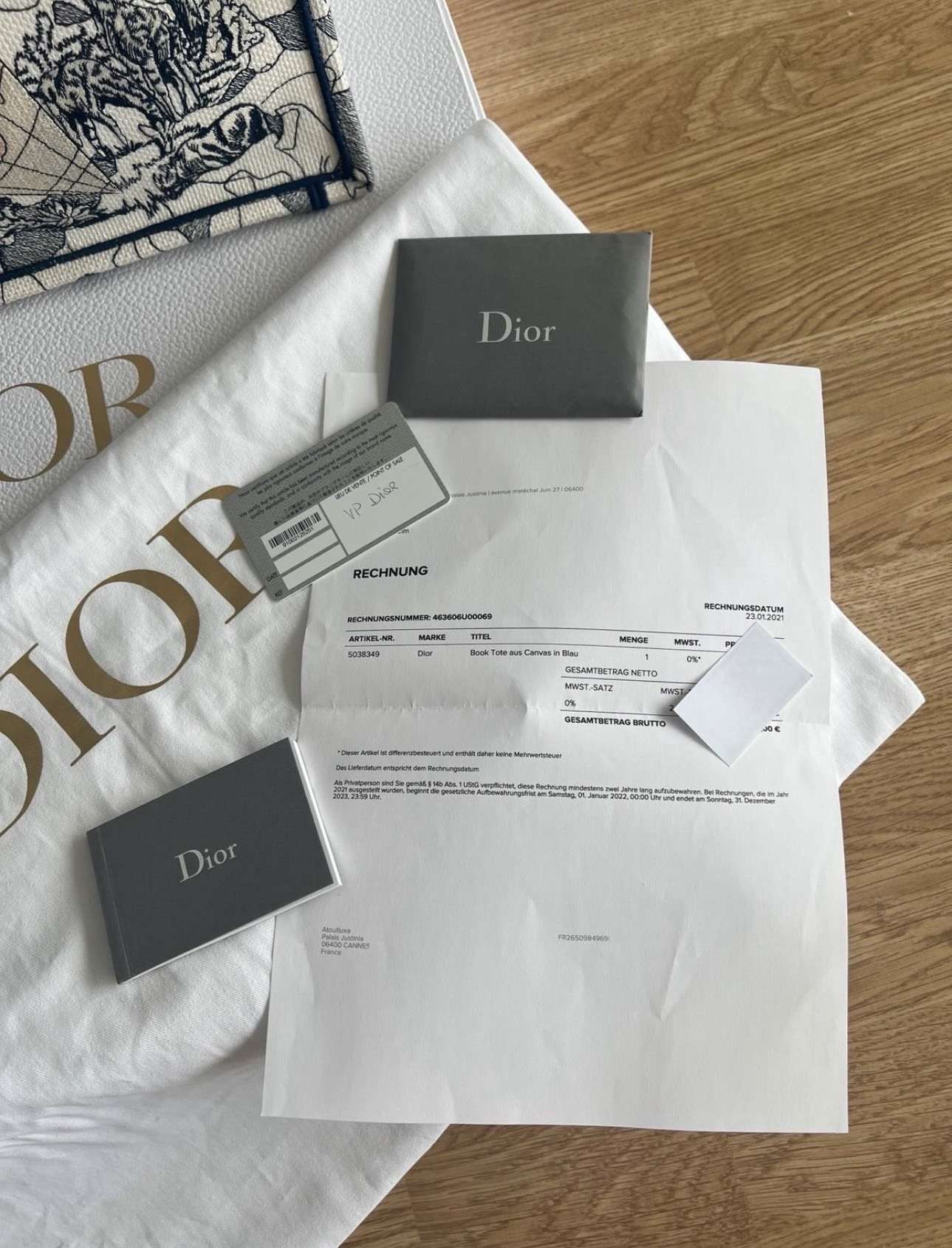 Dior tote bag large