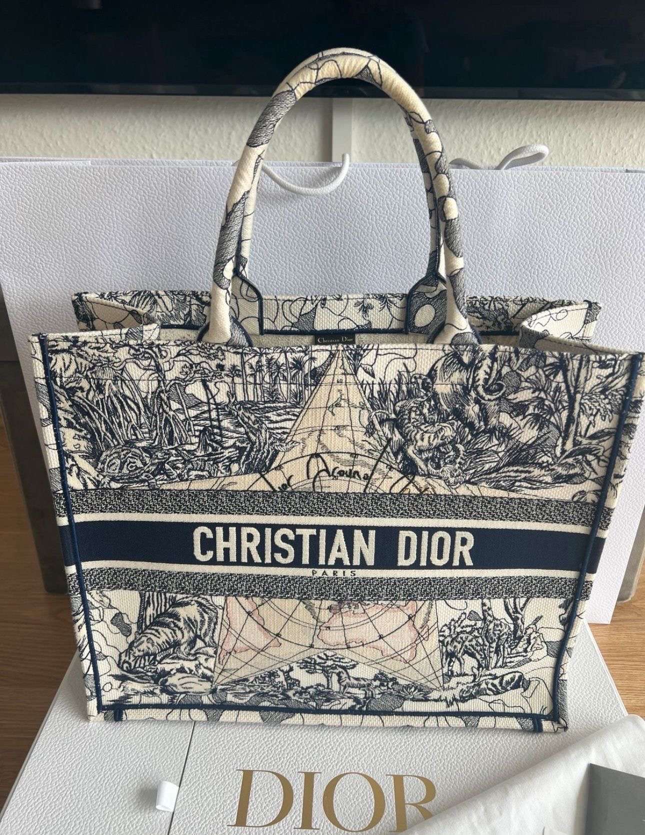 Dior tote bag large