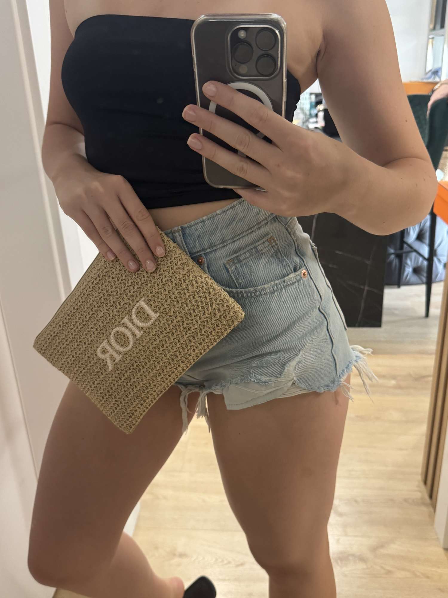 Christian Dior beauty clutch