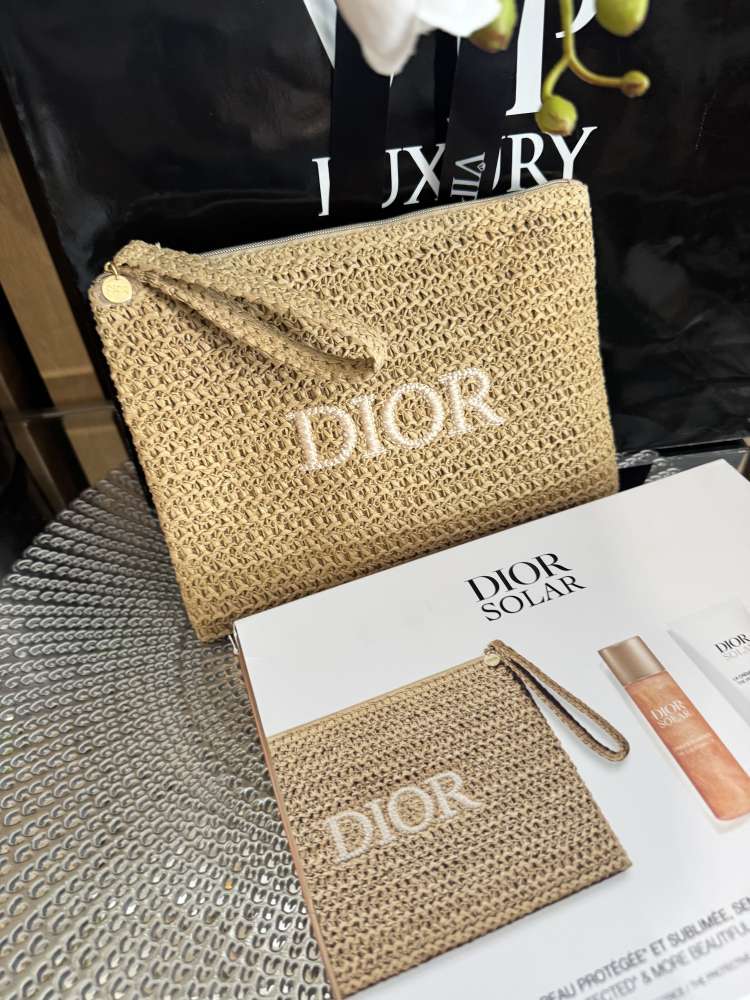 Christian Dior beauty clutch