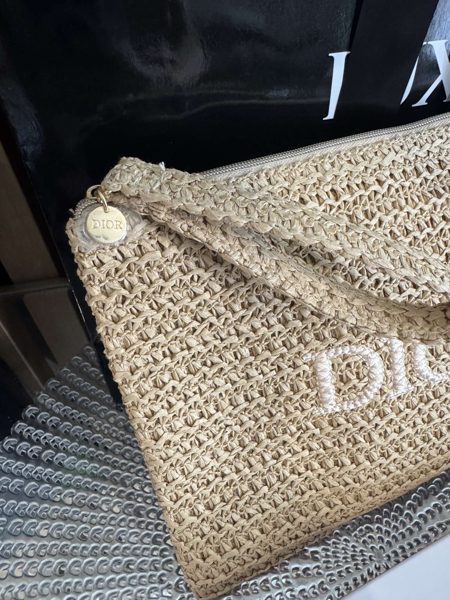 Christian Dior beauty clutch