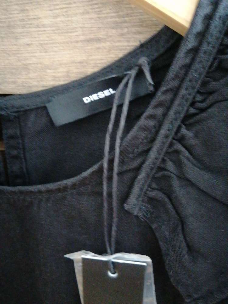 Denimove šaty Diesel, 100% bavlna, veľkosť S