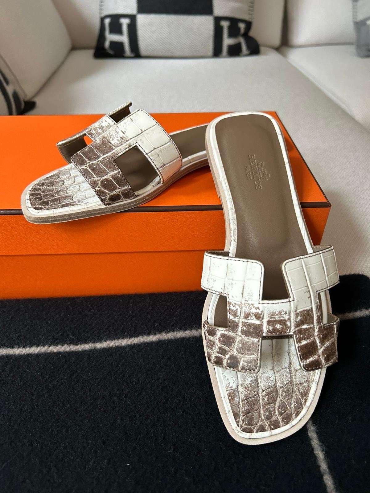 Hermes oran šľapky