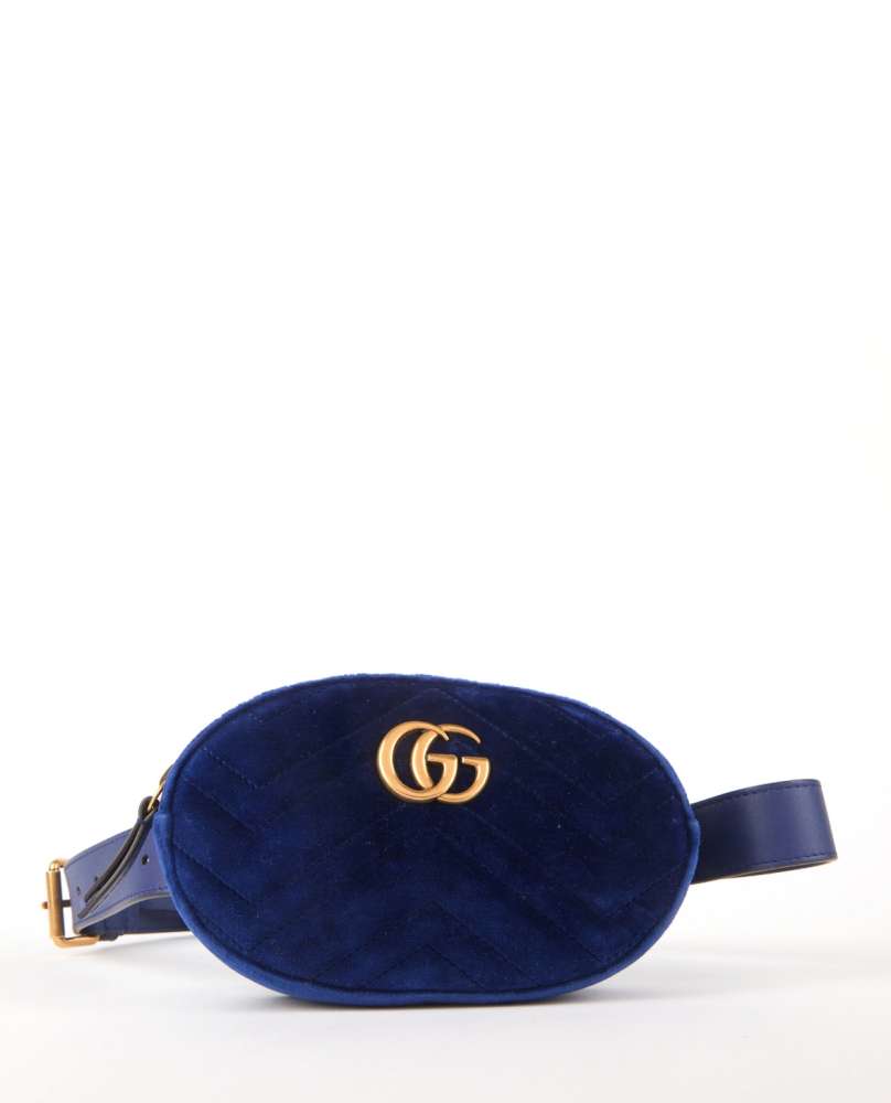 Gucci Marmont oval velvet