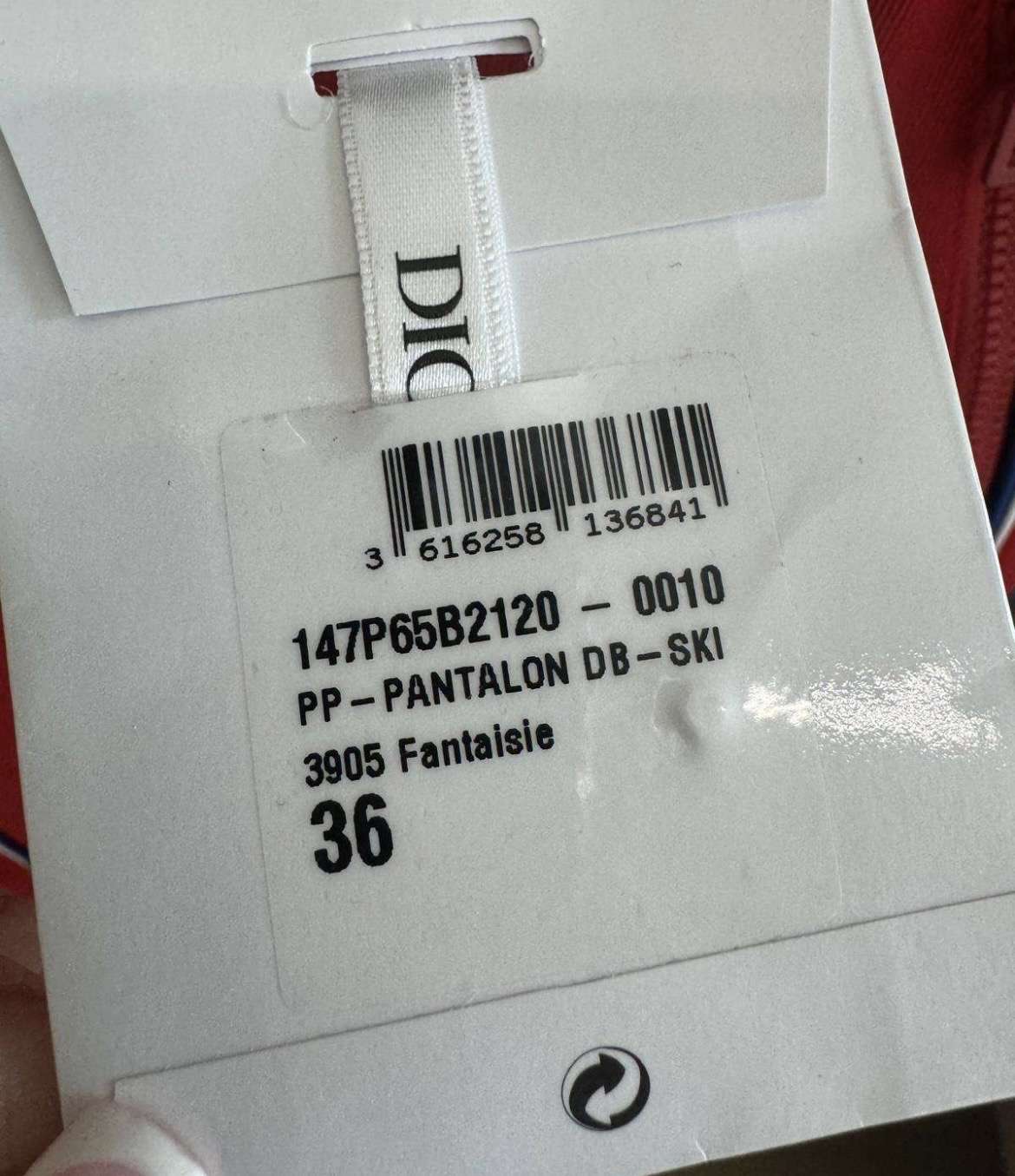 Dior lyžiarske nohavice