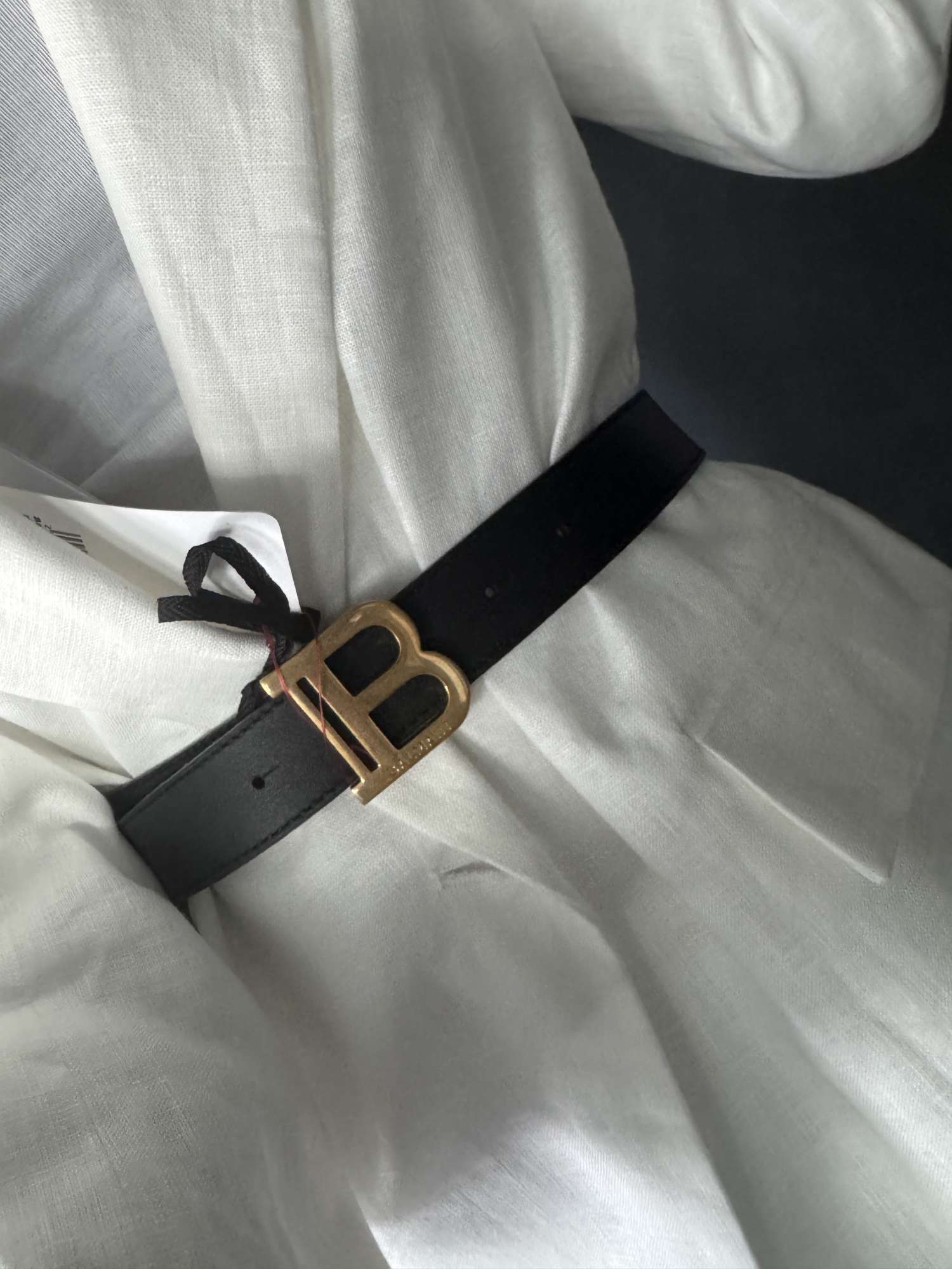 Balmain kožený opasok