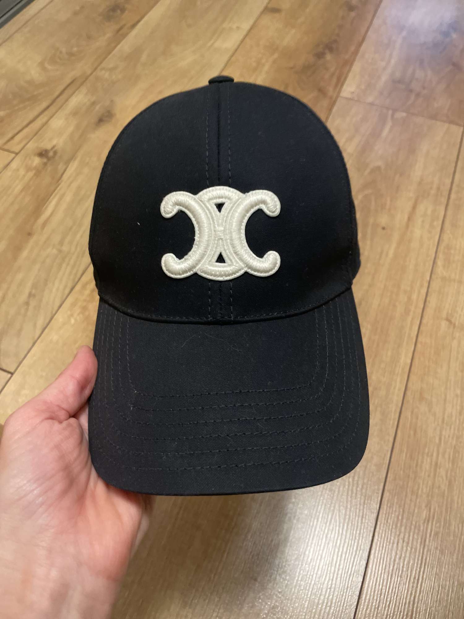 CÉLINE TRIOMPHE BASEBALL CAP IN COTTON