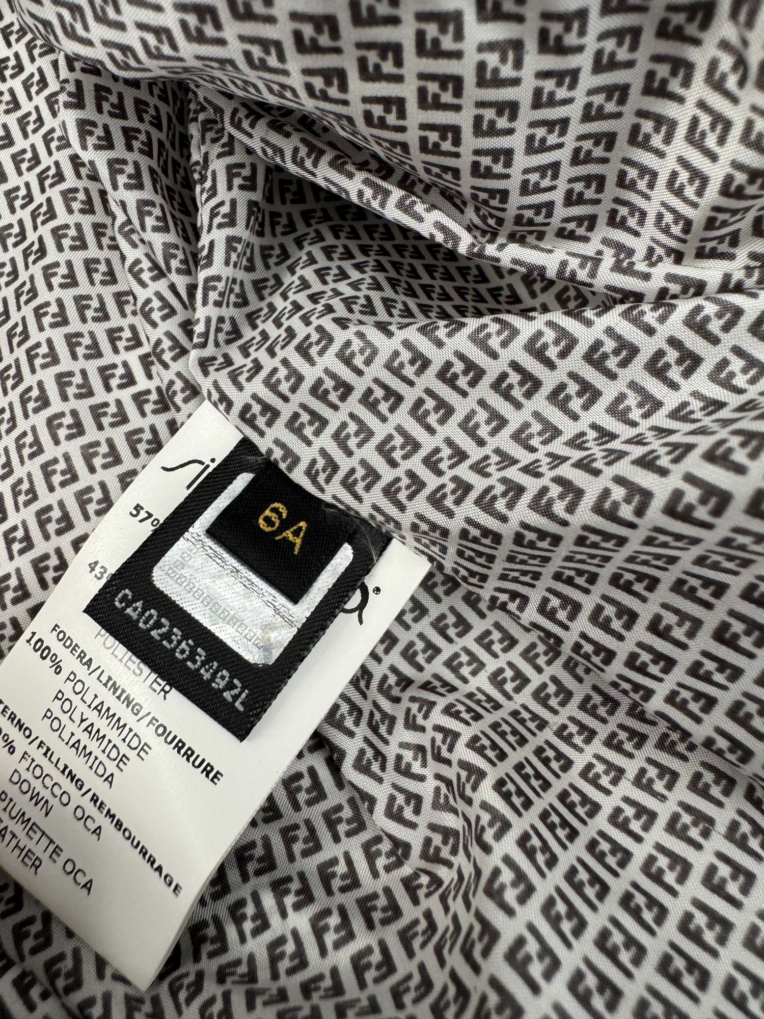 FENDI detský zimný kabát