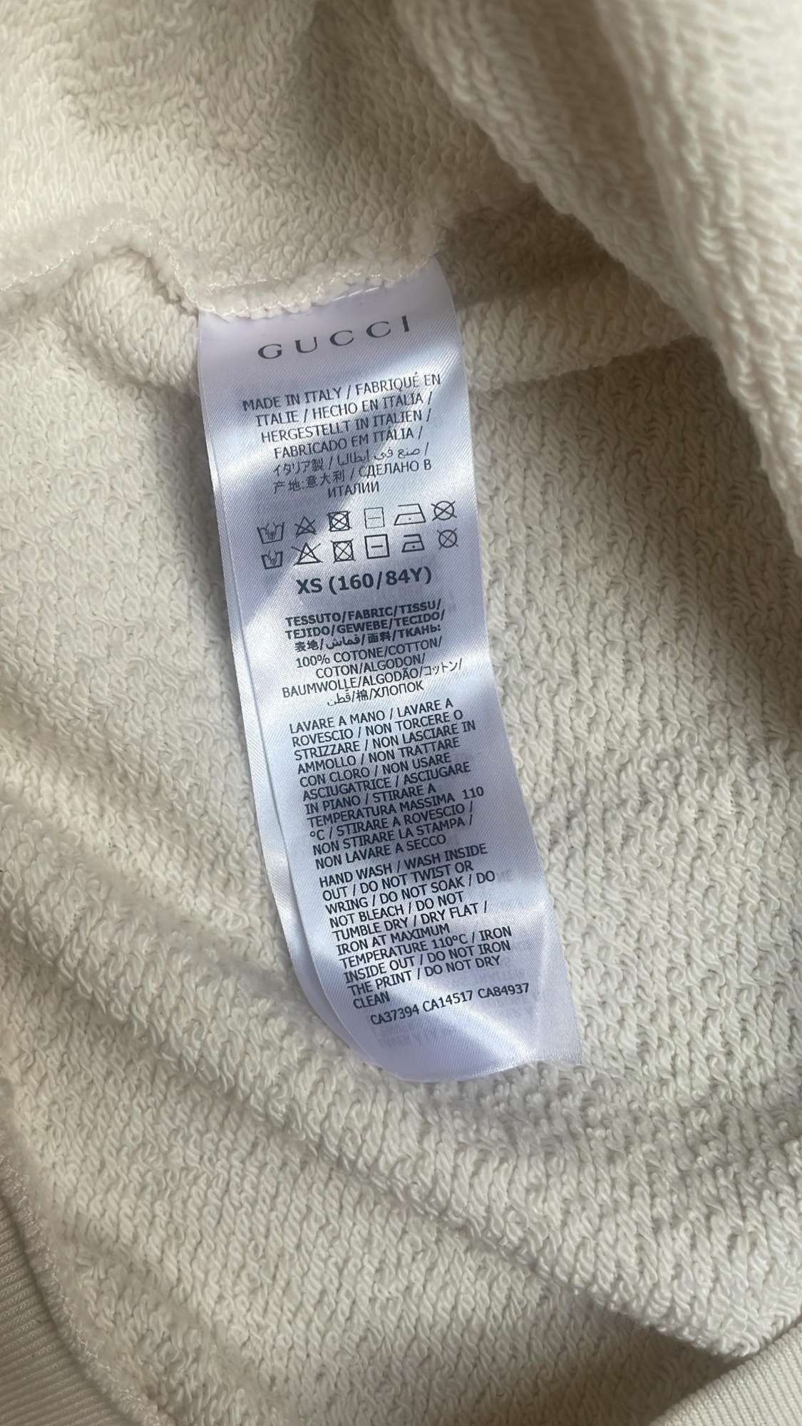 Gucci mikina xs nenosena