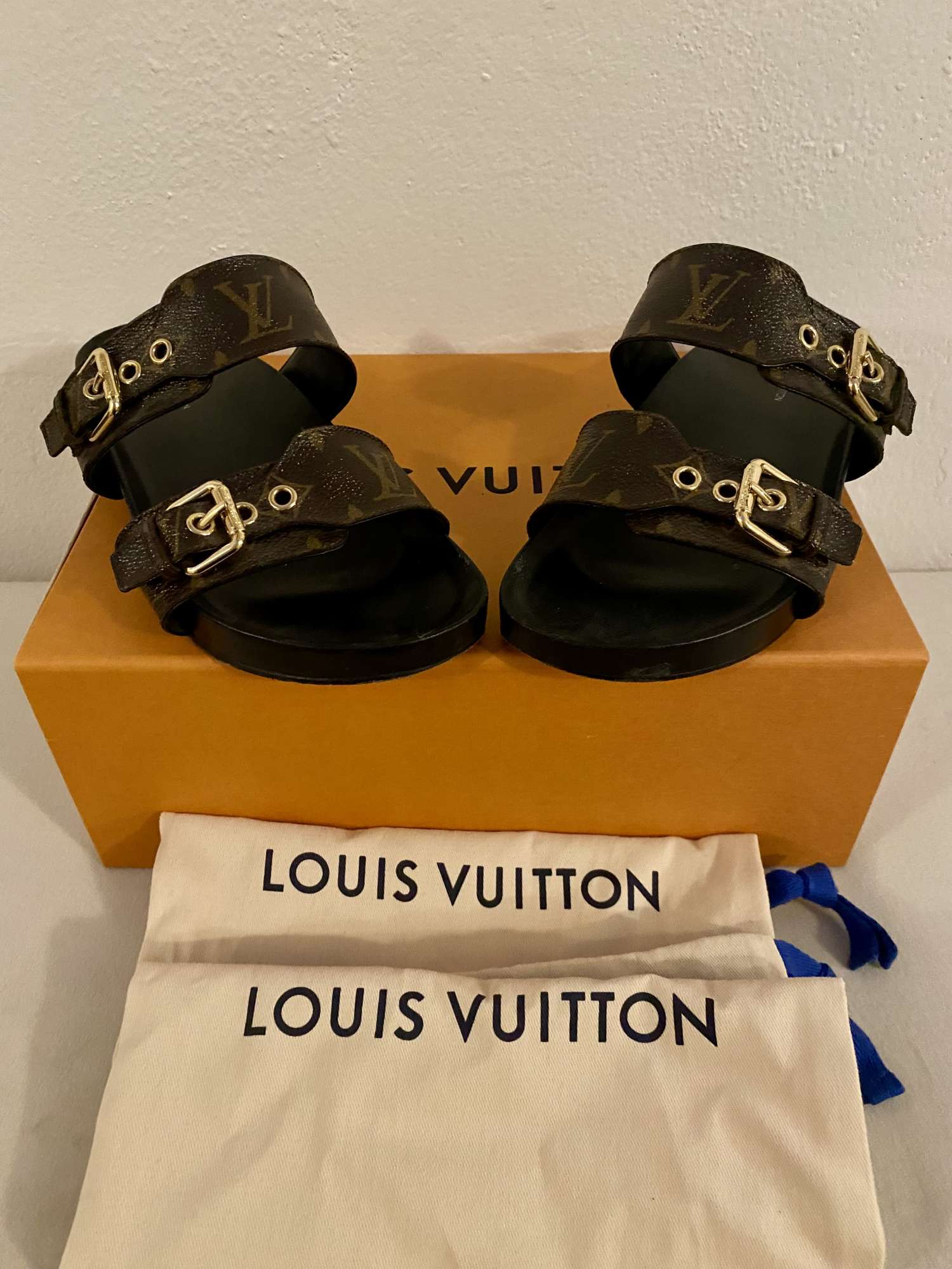 Loius Vuitton Bom Dia Flat Comfort Mule